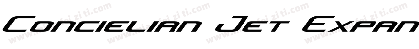 Concielian Jet Expan字体转换